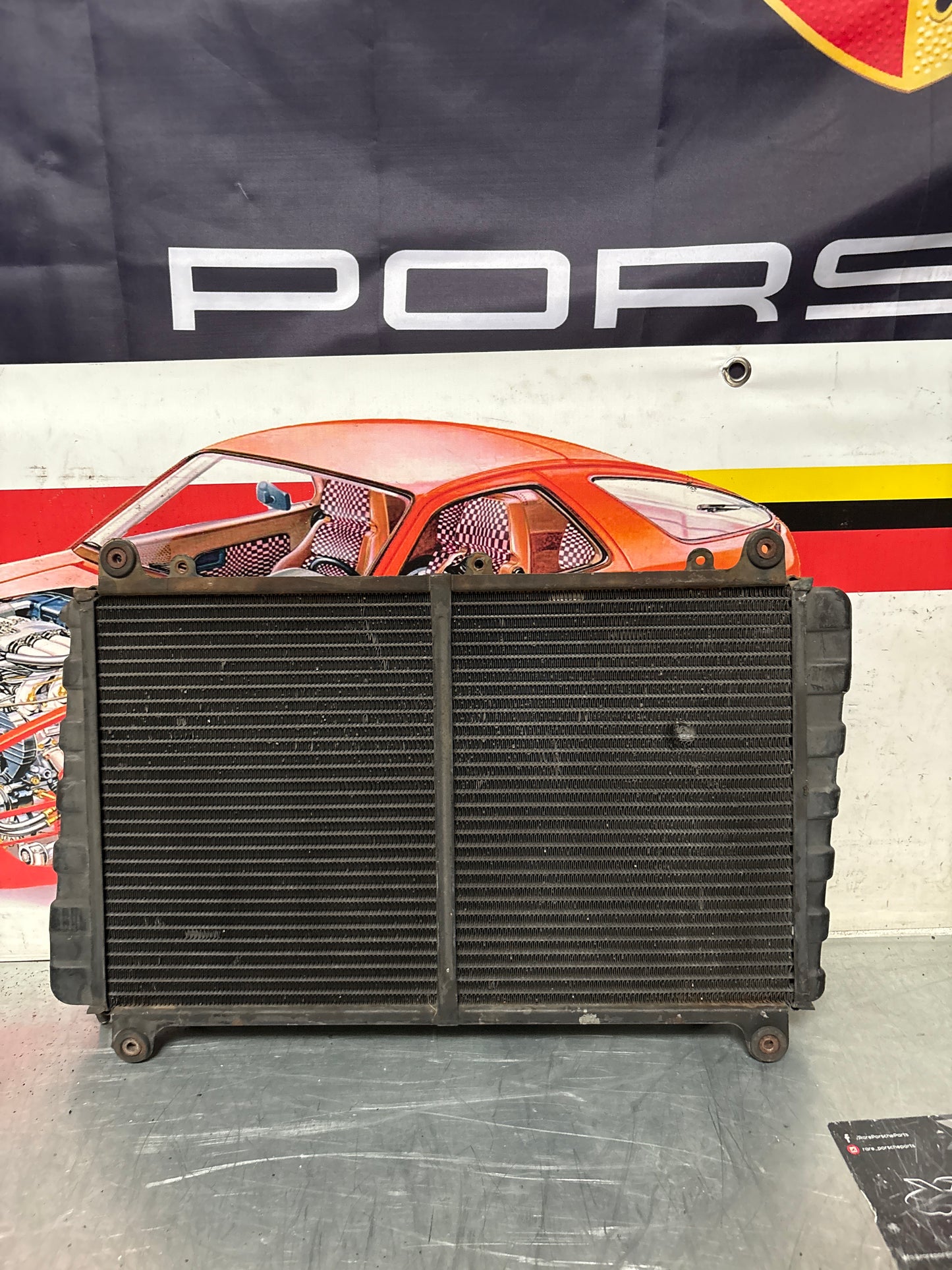 Porsche 924 radiator used 477121251A pressure tested