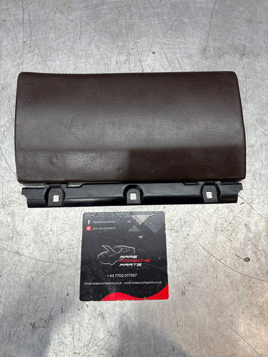 Porsche 944 85-92 glove box lid Brown used, no catches