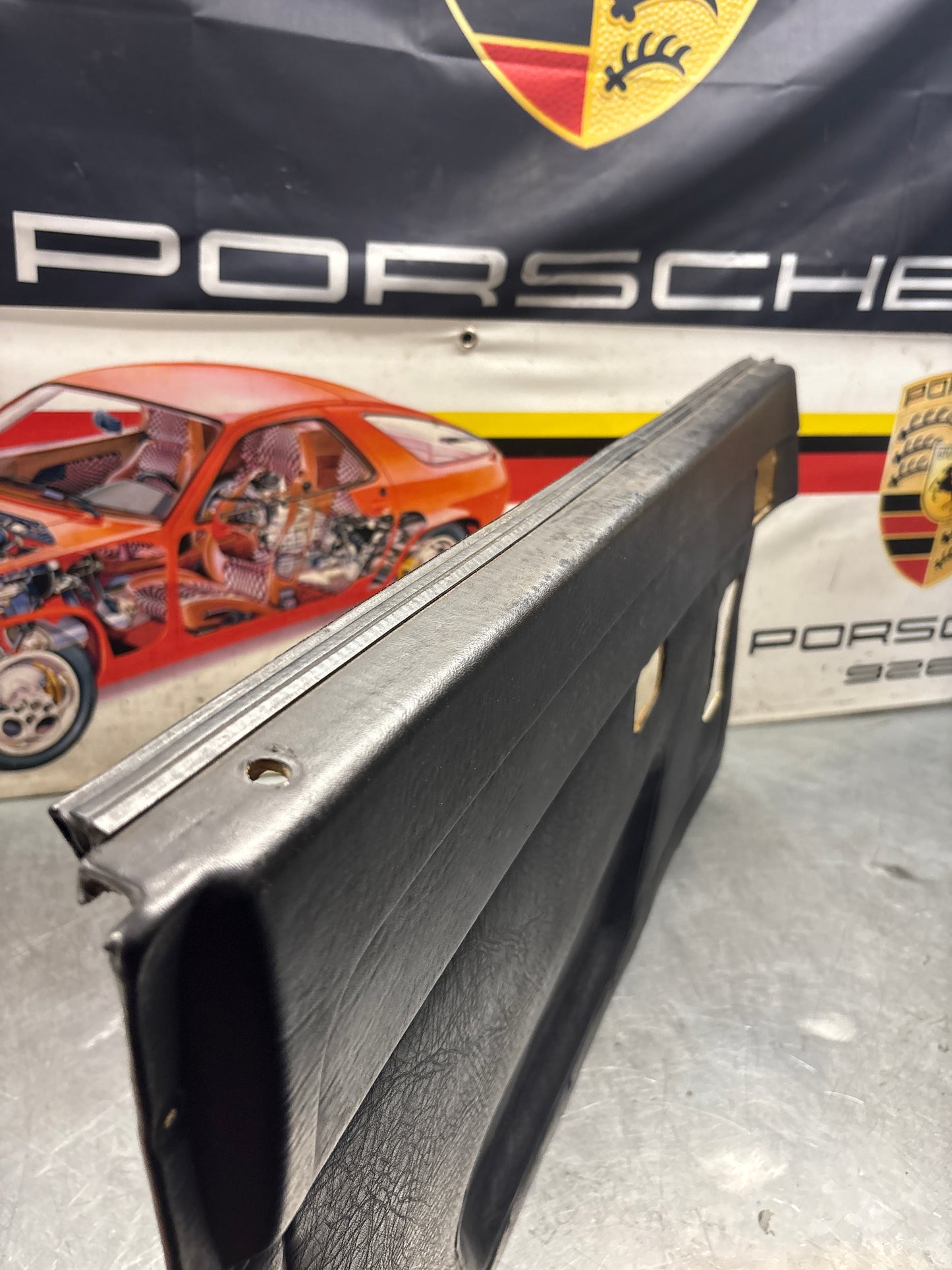 Porsche 924 / 944 left electric door card, LHD, used 477867011