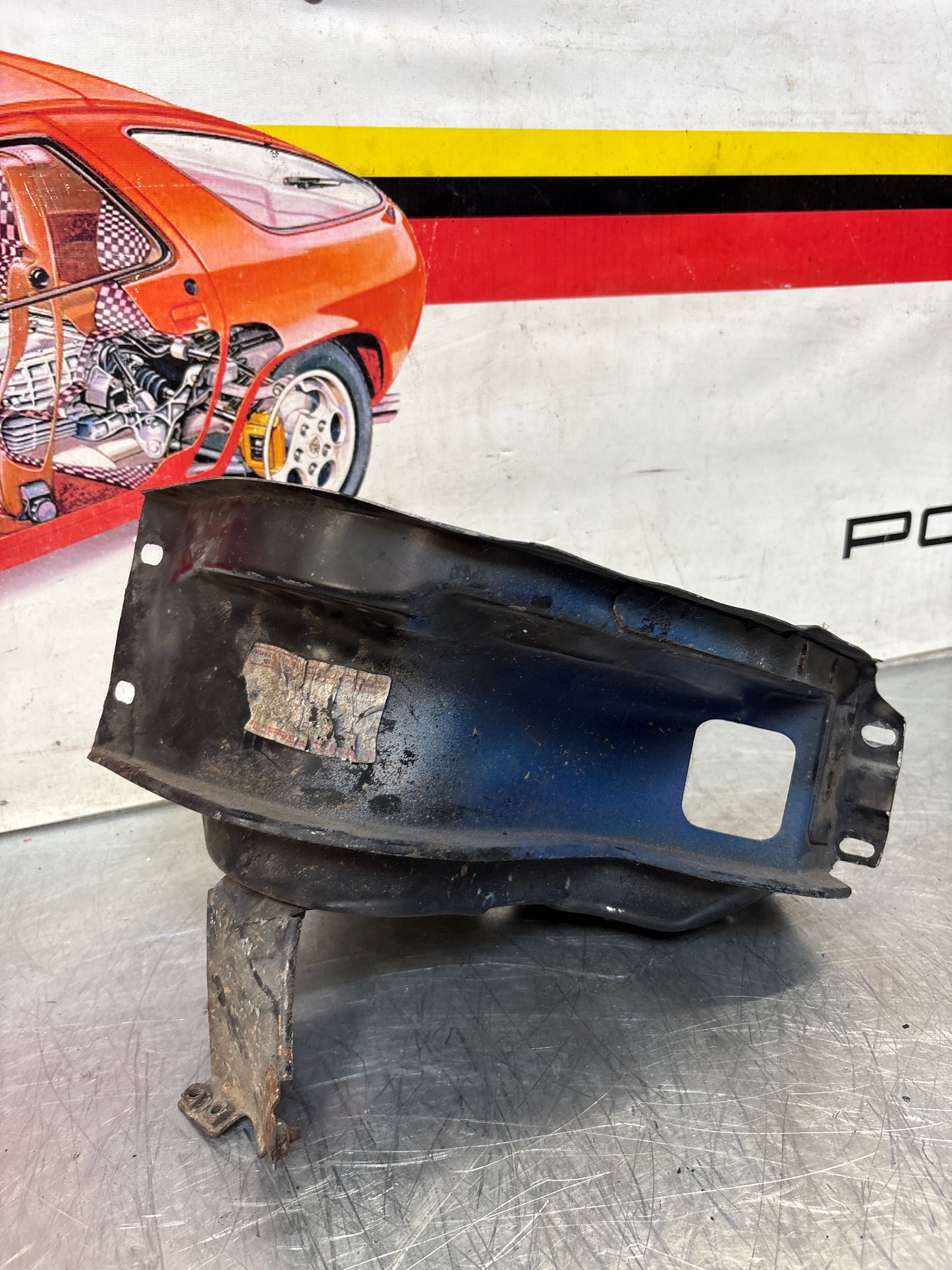 Porsche 968 headlight bracket console right side 94475009400, used