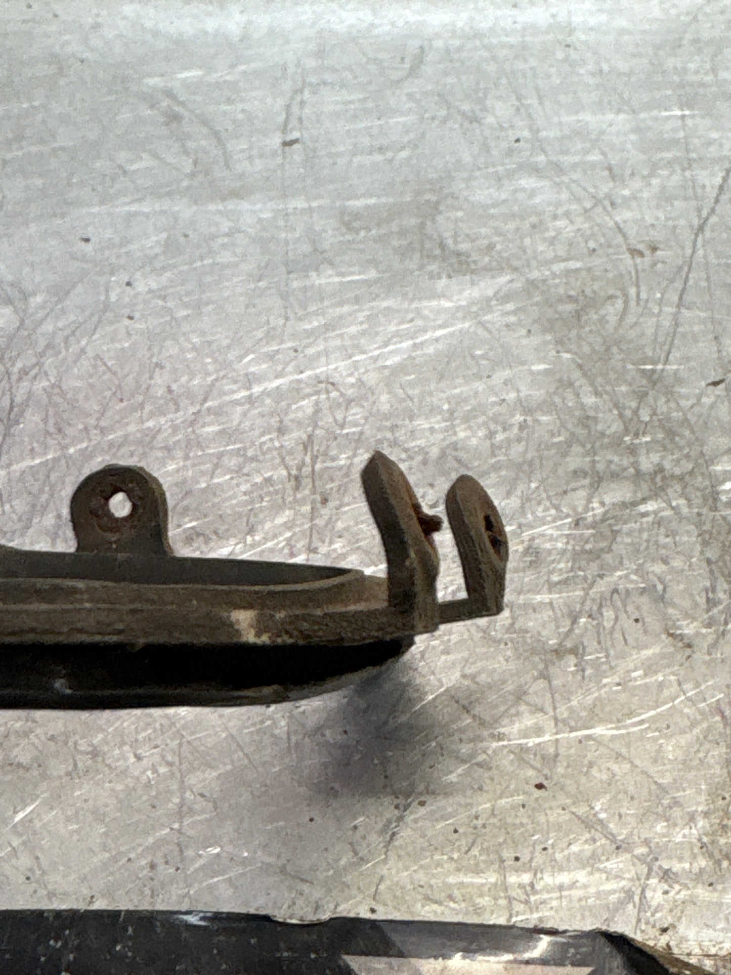 Porsche 928 rear fog light frame, left, used 92850528502