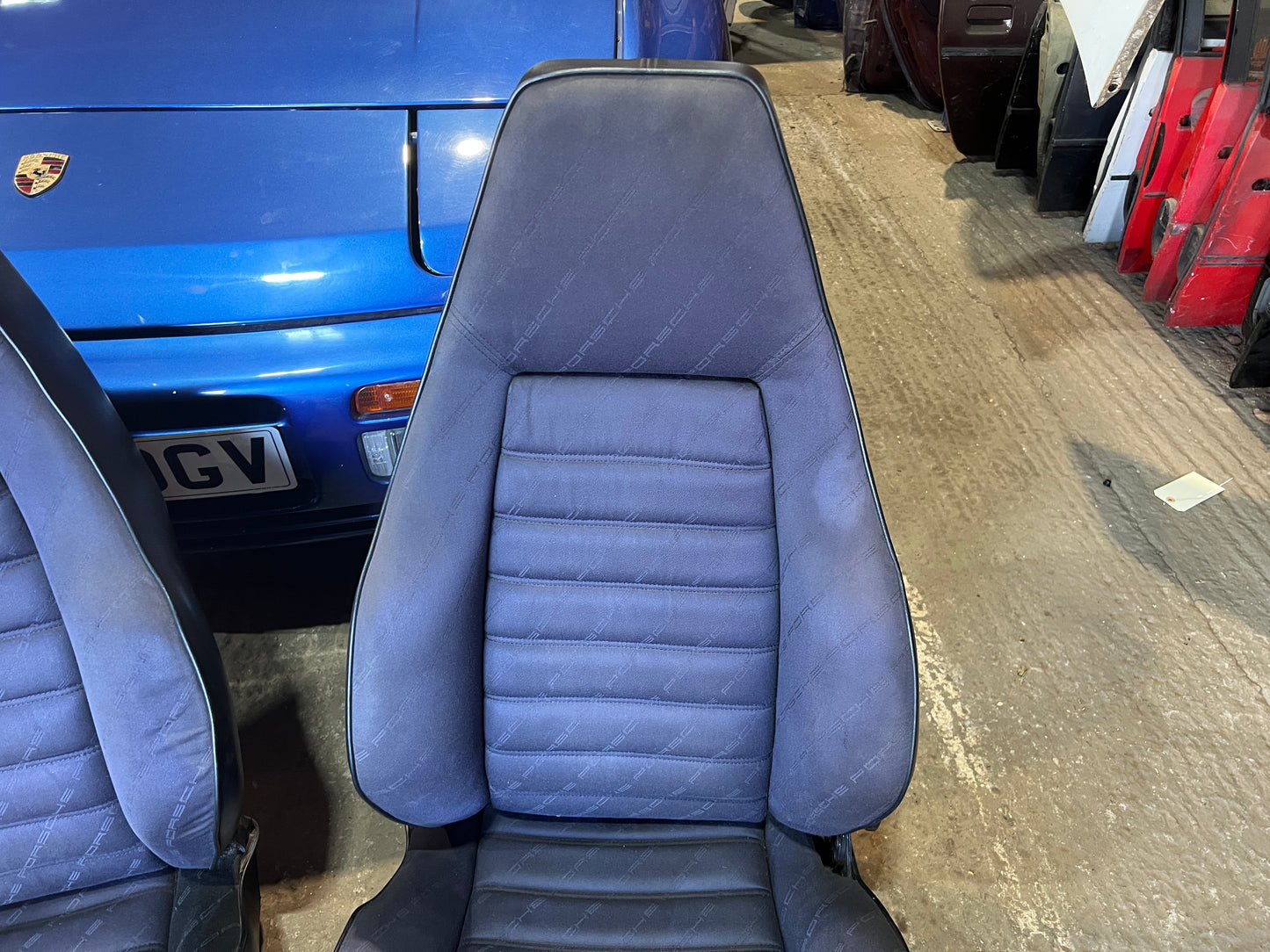 Porsche 924 / early 944 pair of Recaro sport seats, early type, used front seats only