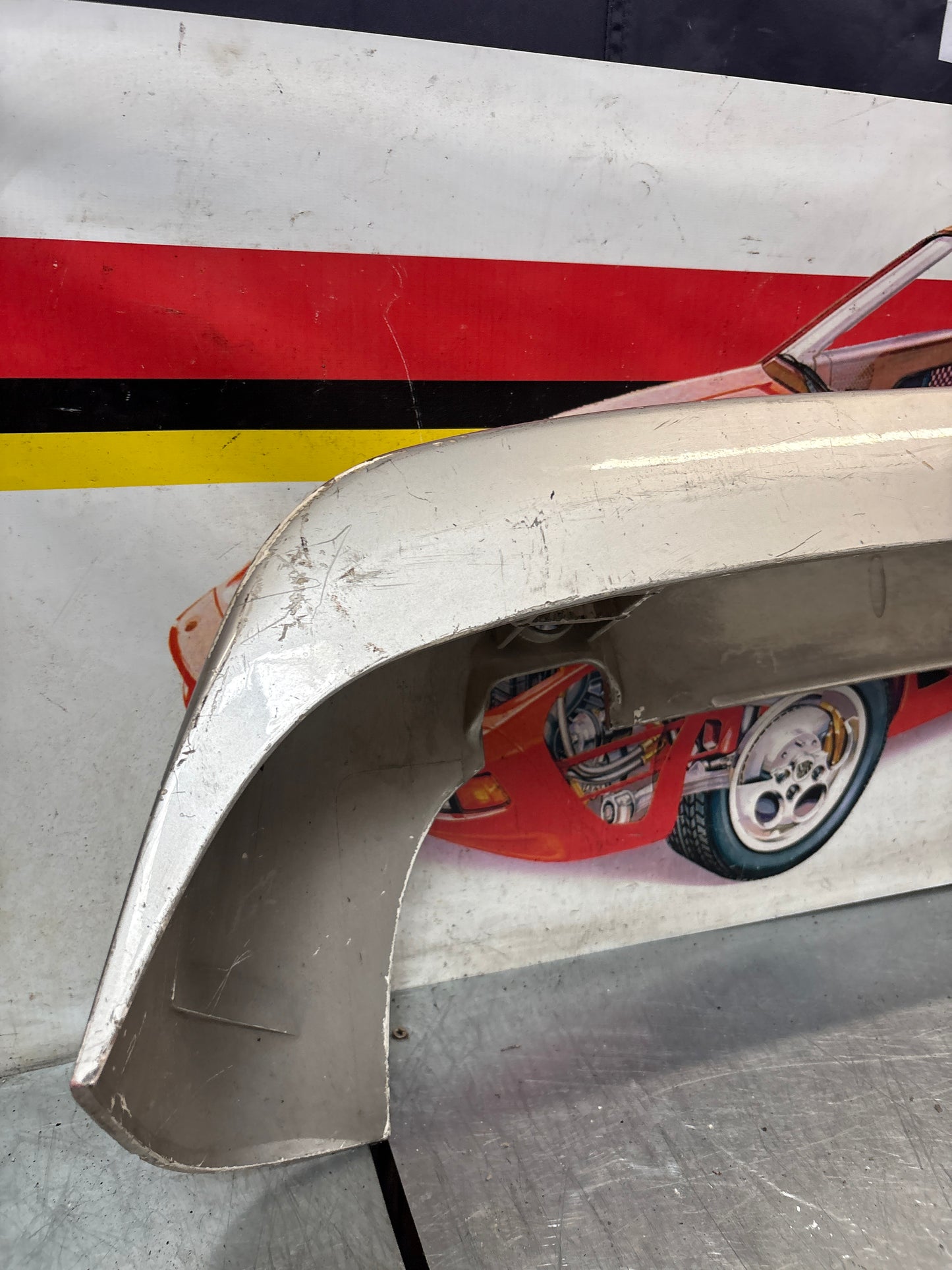 Porsche 944 rear bumper, used 93150538700