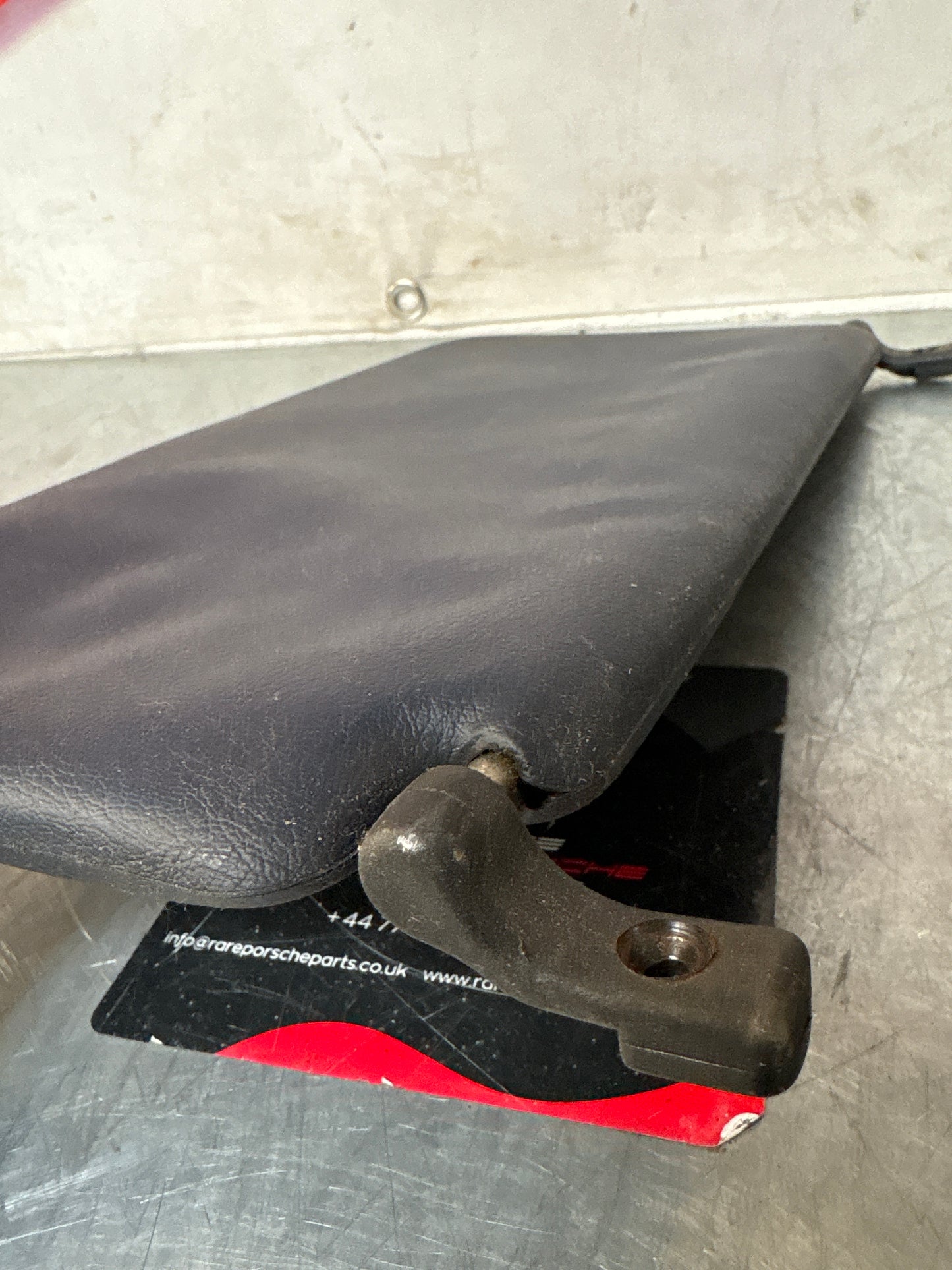 Porsche 928 L+R rear sunvisor, marine blue, used 92873103504