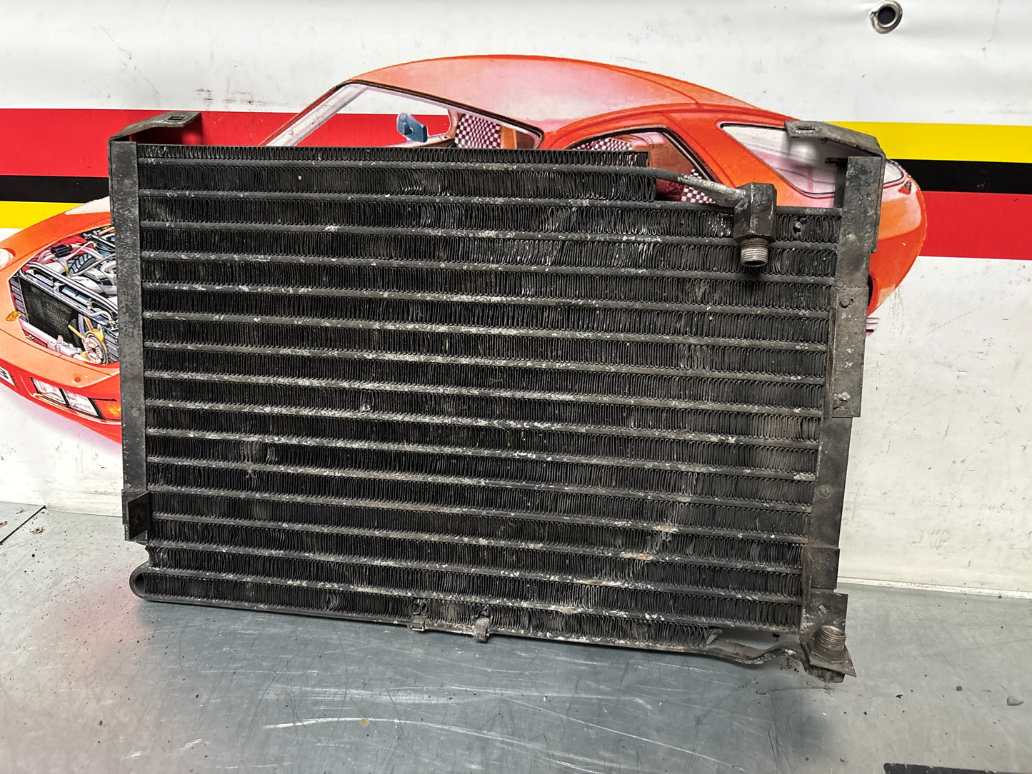 Porsche 928 AC Condenser, used 92857314303