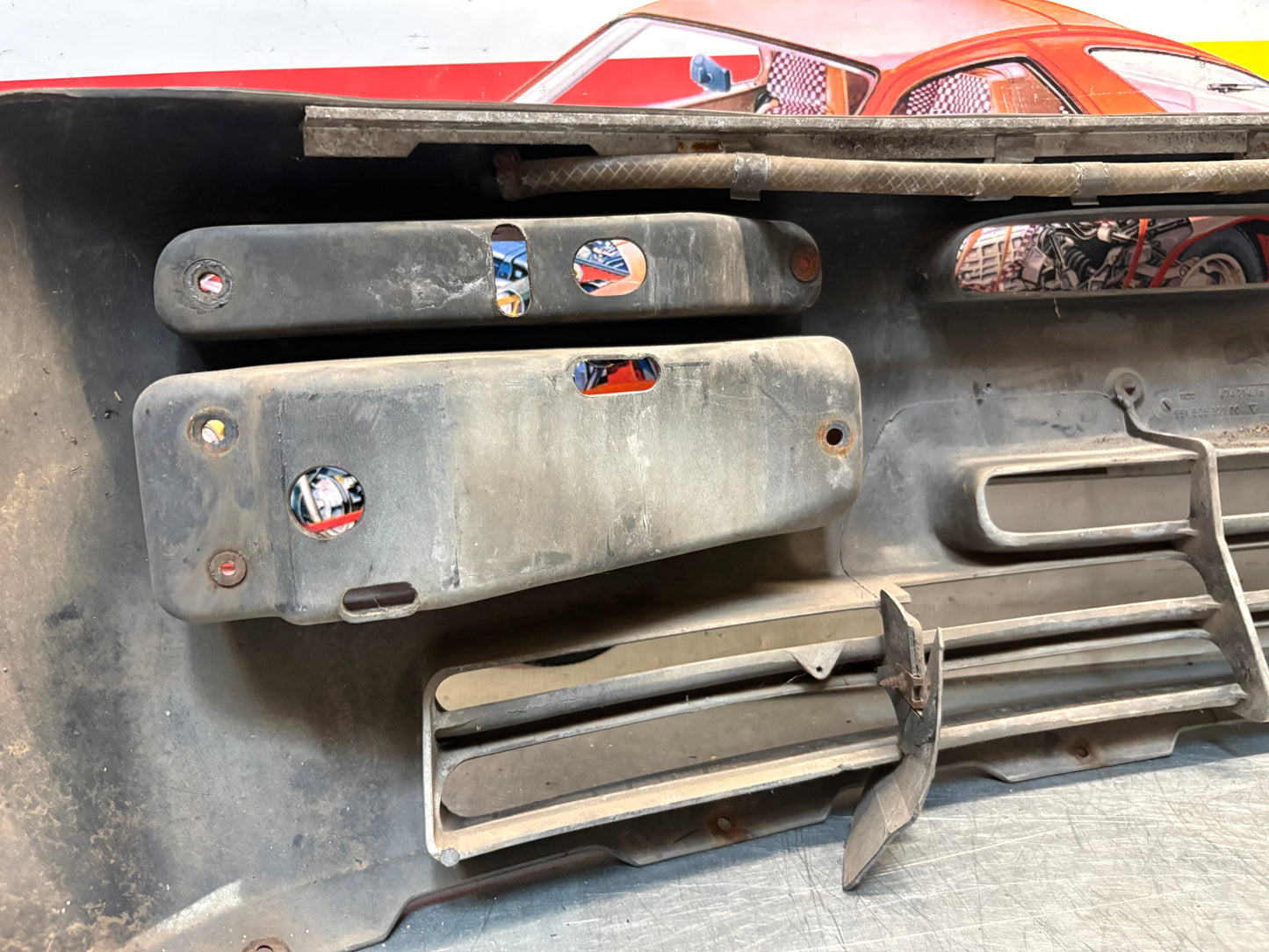 Porsche 944 S2 / Late turbo front bumper, used condition 95150537100
