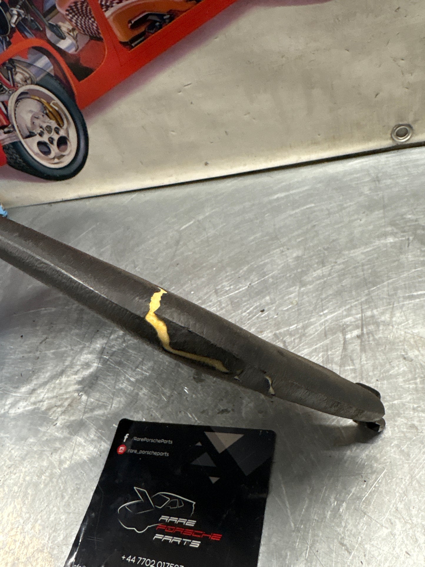 Porsche 928 L+R rear sunvisor, black, used 92873103504