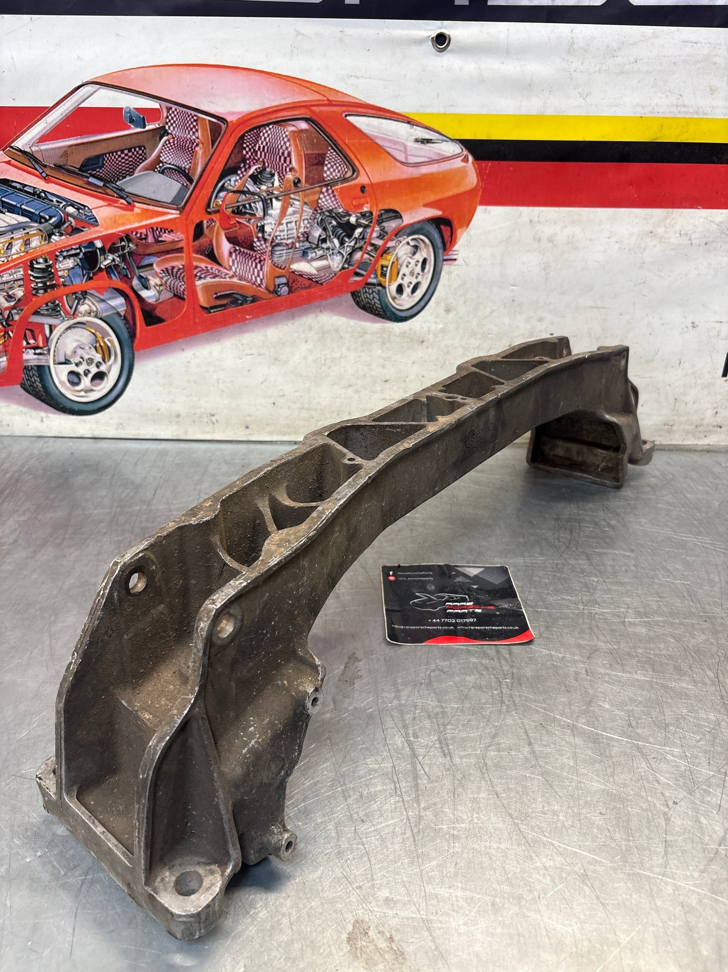 Porsche 944 Engine subframe bracket, used 94434110301