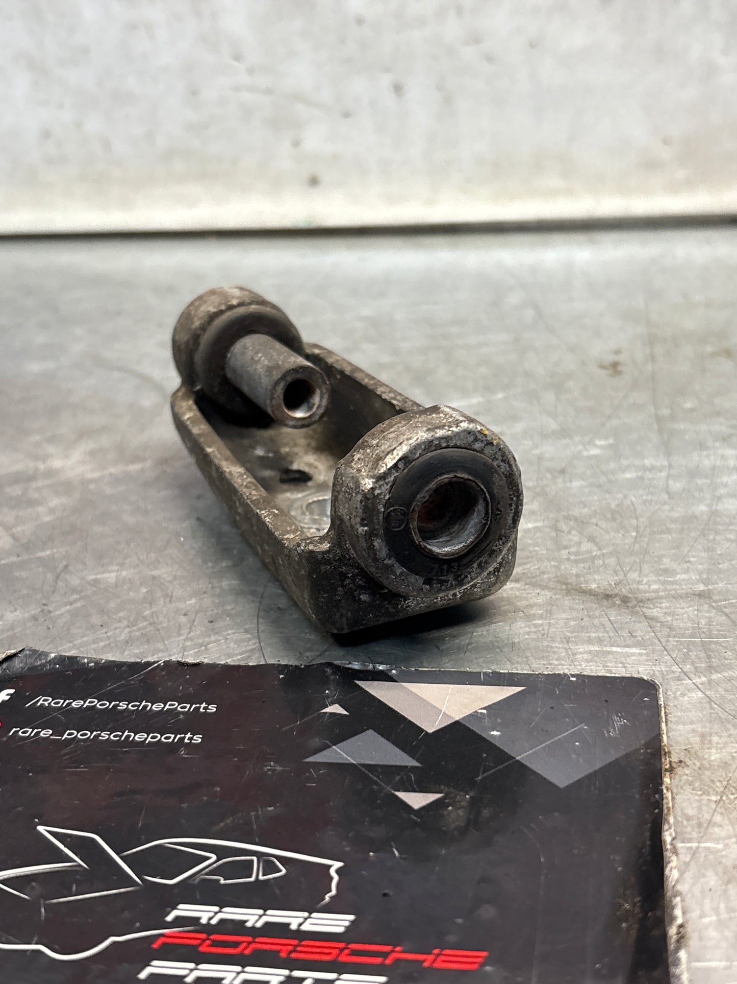 Porsche 924 alternator retaining bar clip, used 93160311300