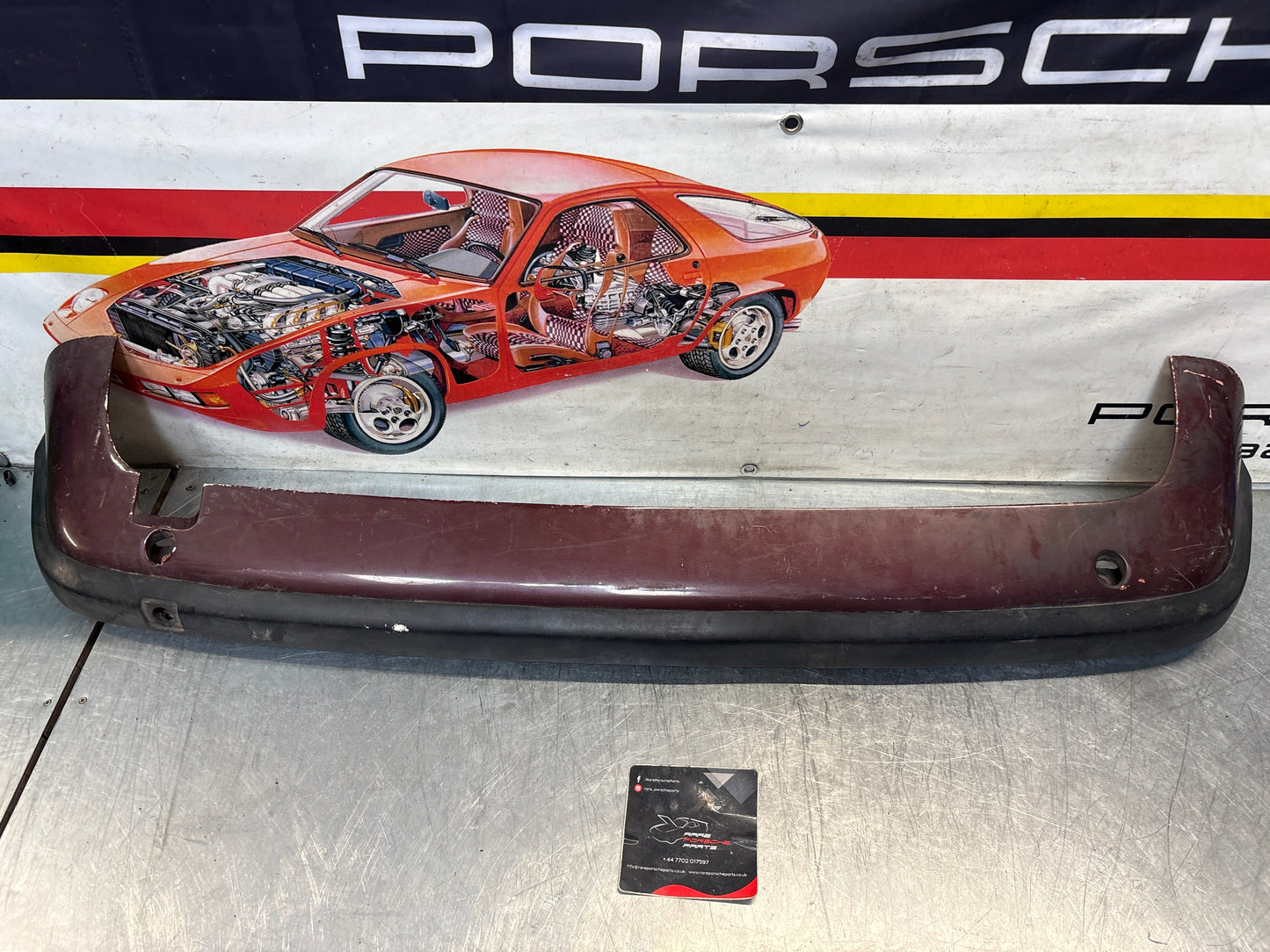 Porsche 944 rear bumper, used 93150538700