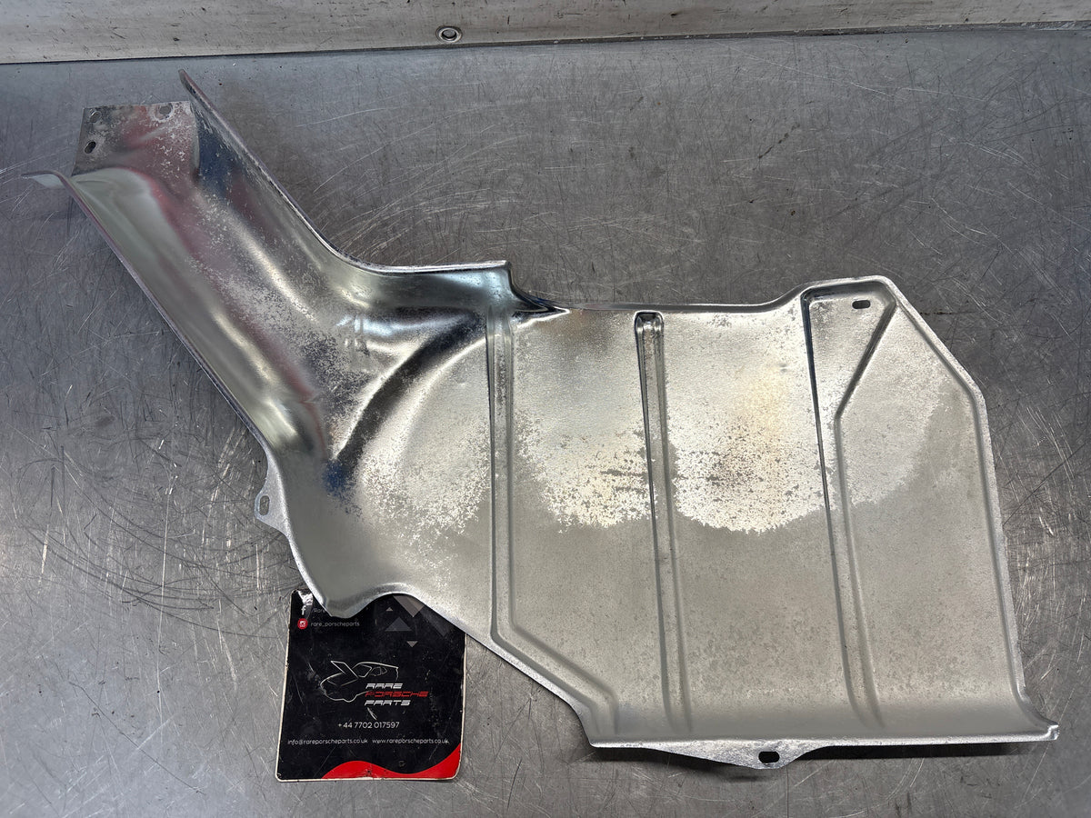 Porsche 928 S / S4 rear heat shield protection plate, refurbished 92850493204
