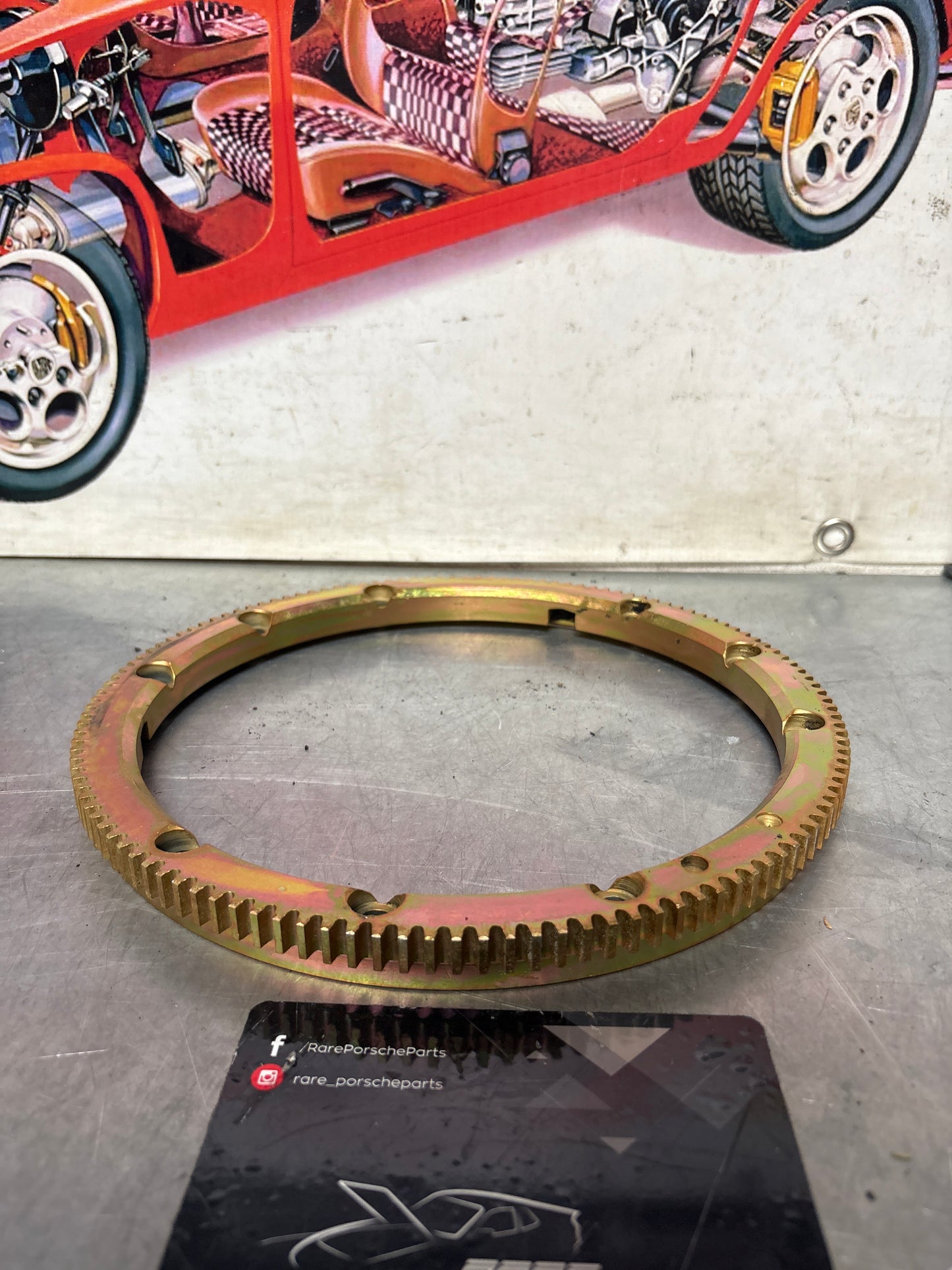 Porsche 924 turbo 944 all models starter ring 94411623903, refurbished