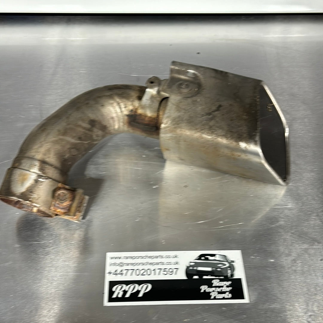 Porsche Cayenne E3 tailpipe, exhaust tip 9Y0253825D, used