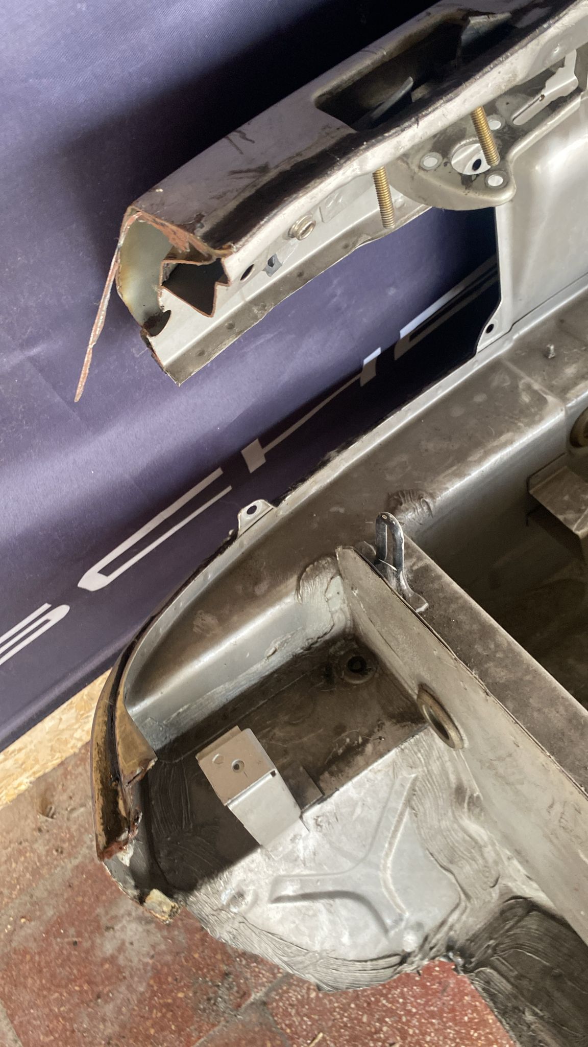 Porsche 944 complete rear cut used, 94450303701