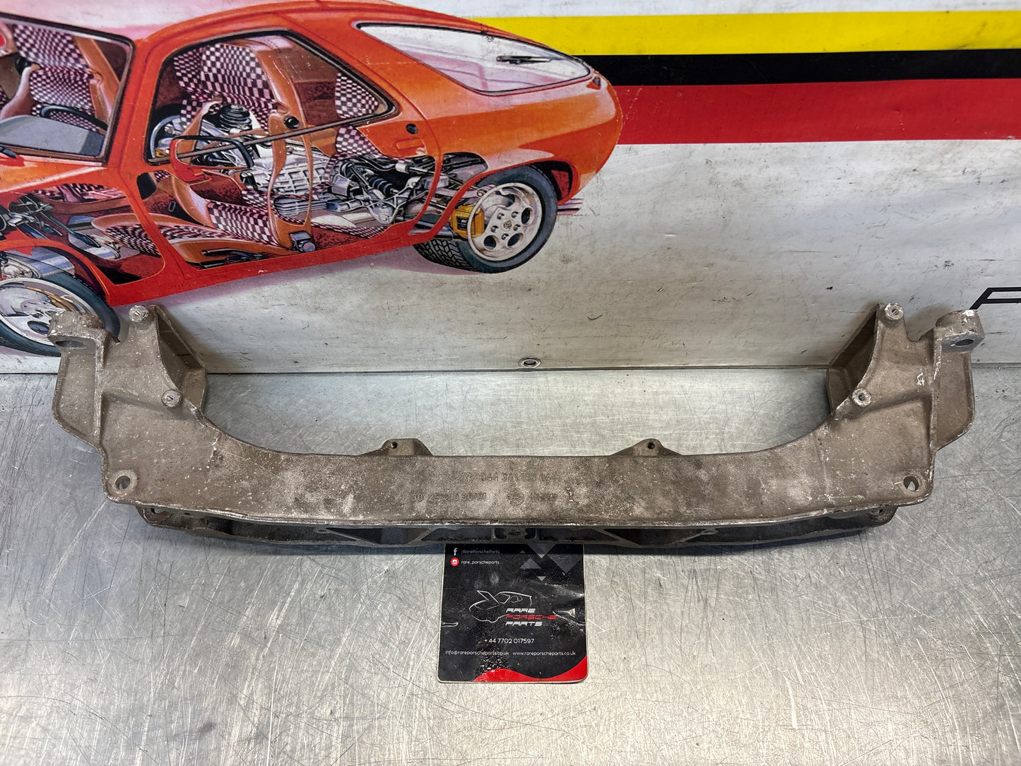 Porsche 944 Engine subframe bracket, used 94434110304