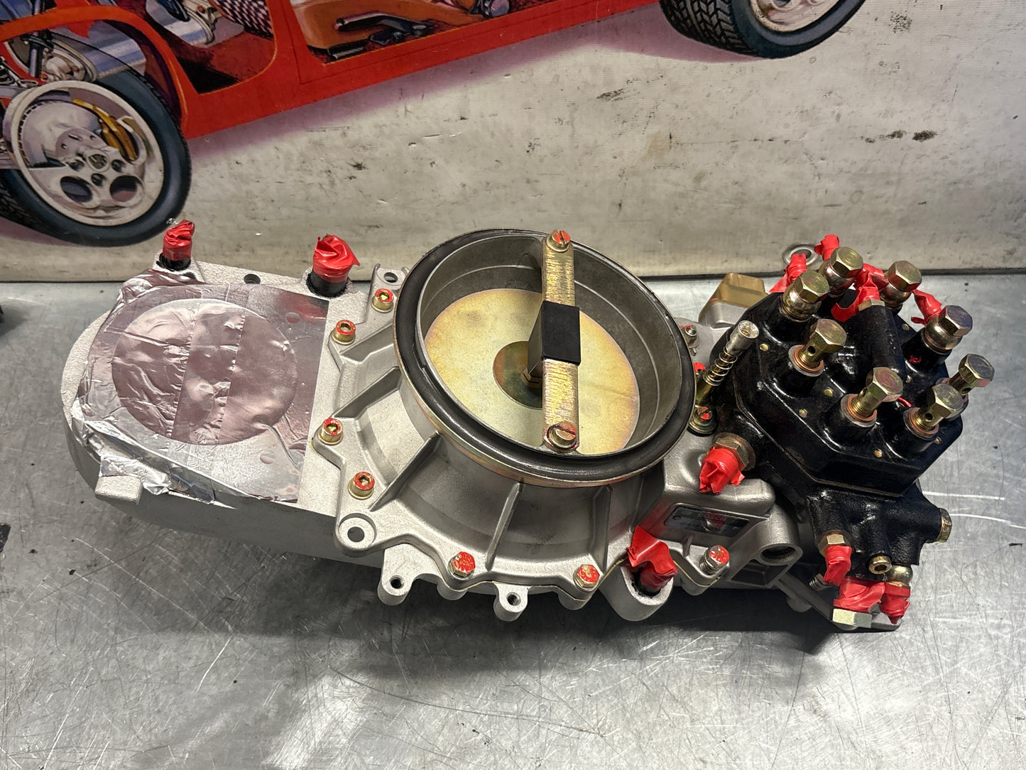 Porsche 928 throttle body, refurbished 9281101935R / 0438120142 / 0438100027