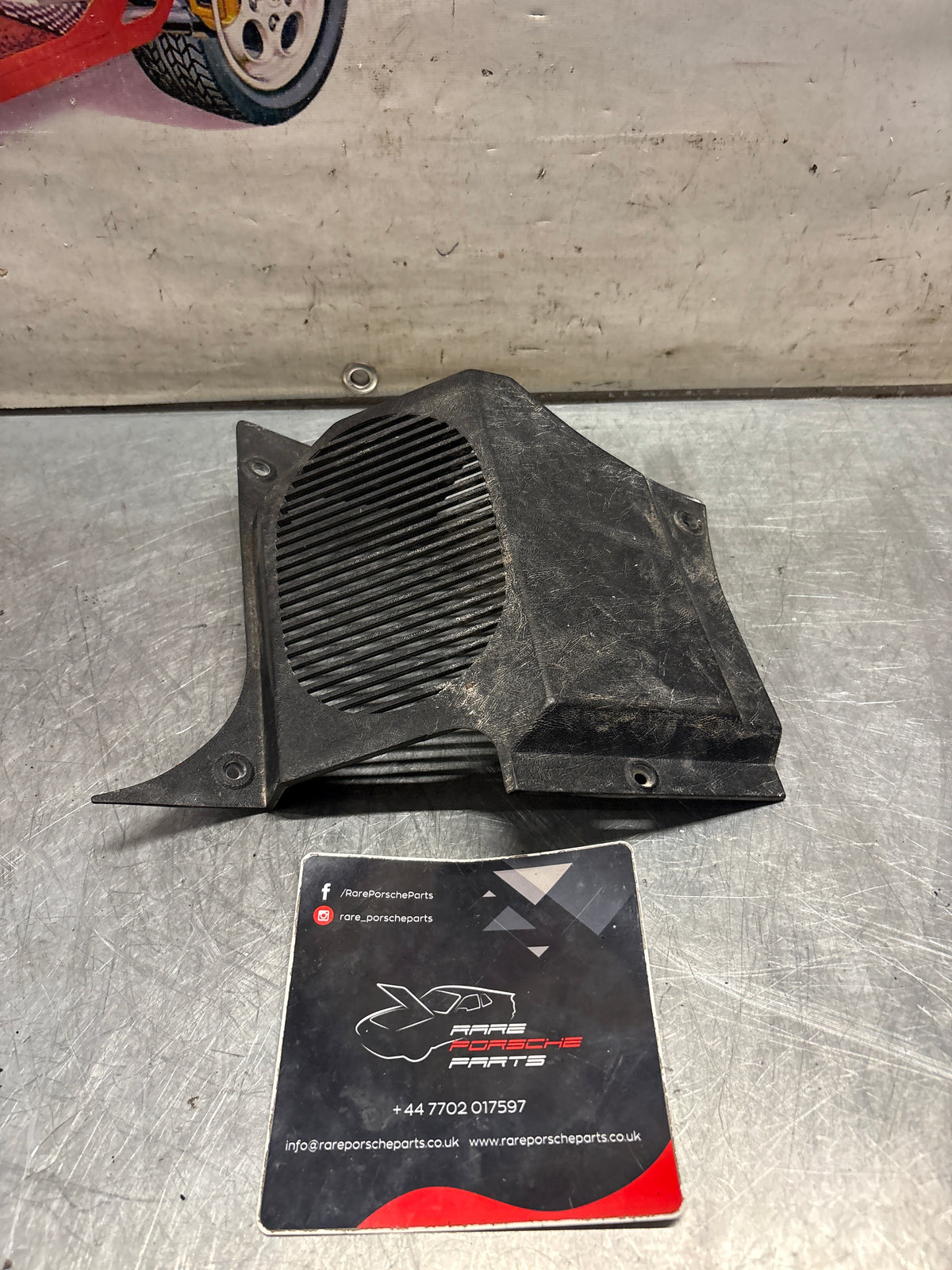 Porsche 914 left speaker cover, used 91455150510