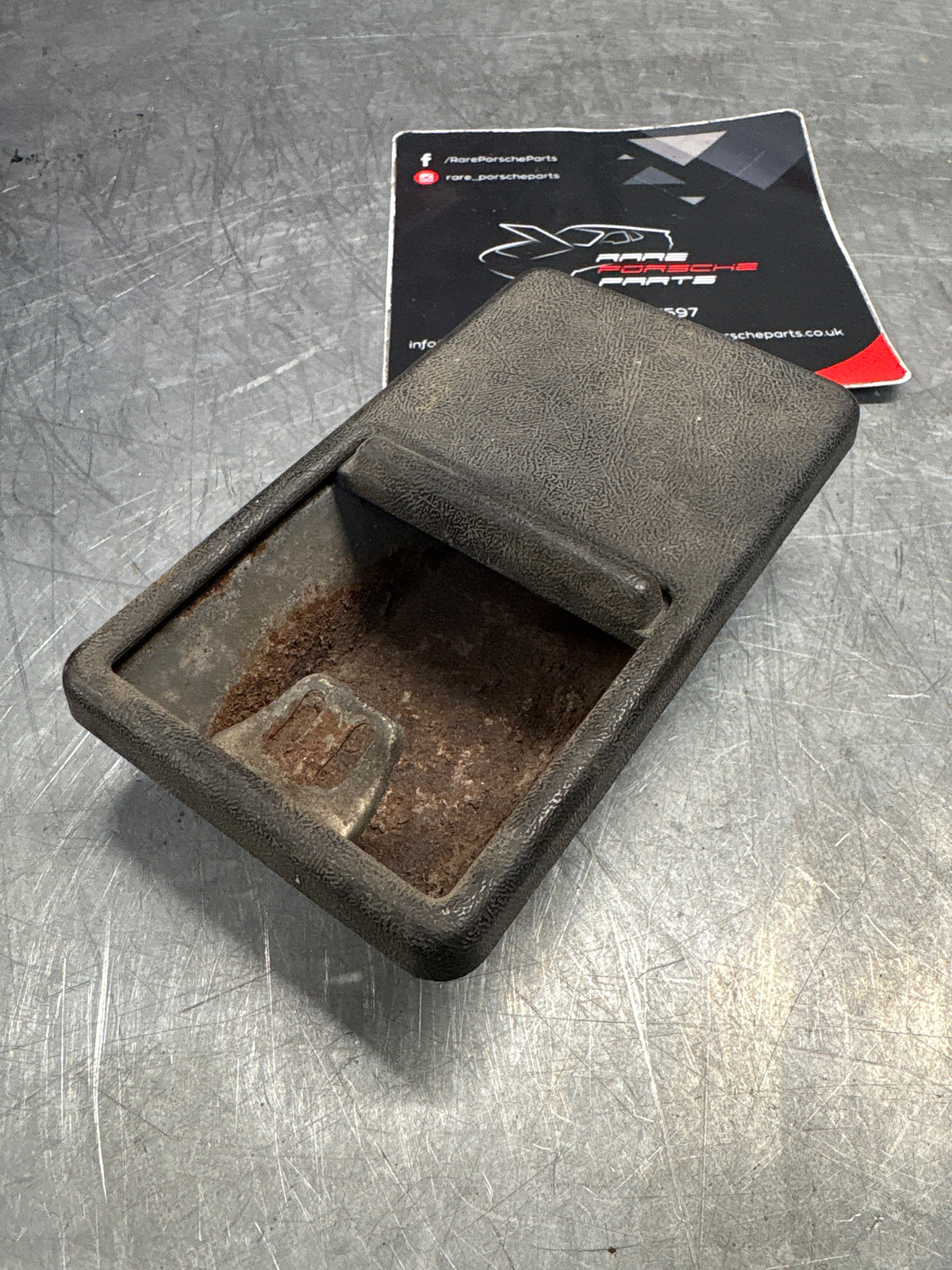 Porsche 924/944 black ashtray, 94455230500, refurbished (Copy)