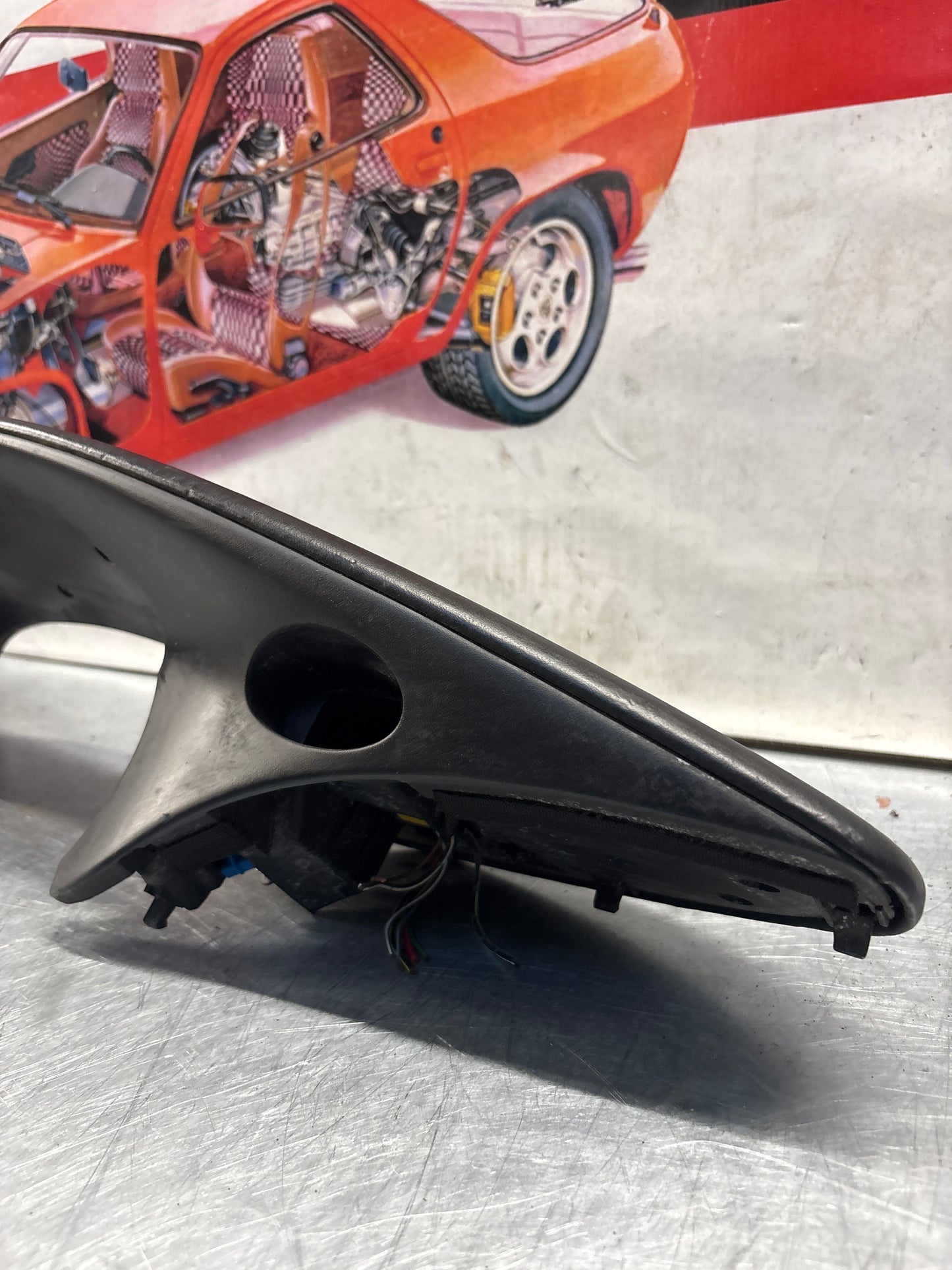 Porsche Boxster 986 dashboard cluster trim,black used 98655205500 / 98655205501