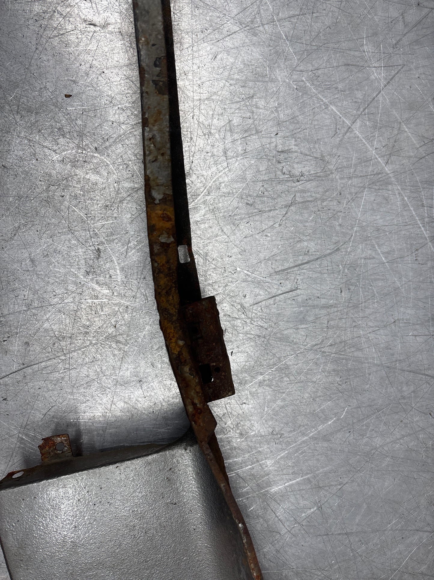 Porsche 924 Lower front valance, used, 94450303501 damaged