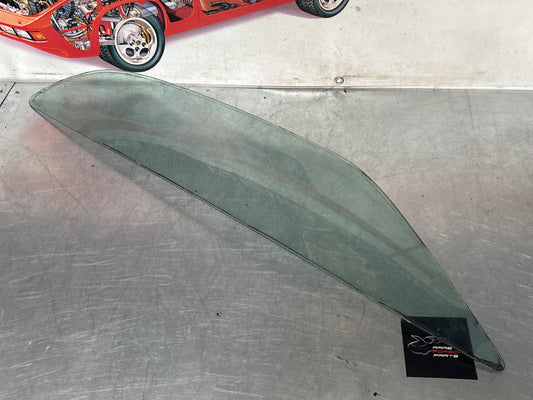 Porsche 928 rear quarter side glass, left, green 92854310508 used