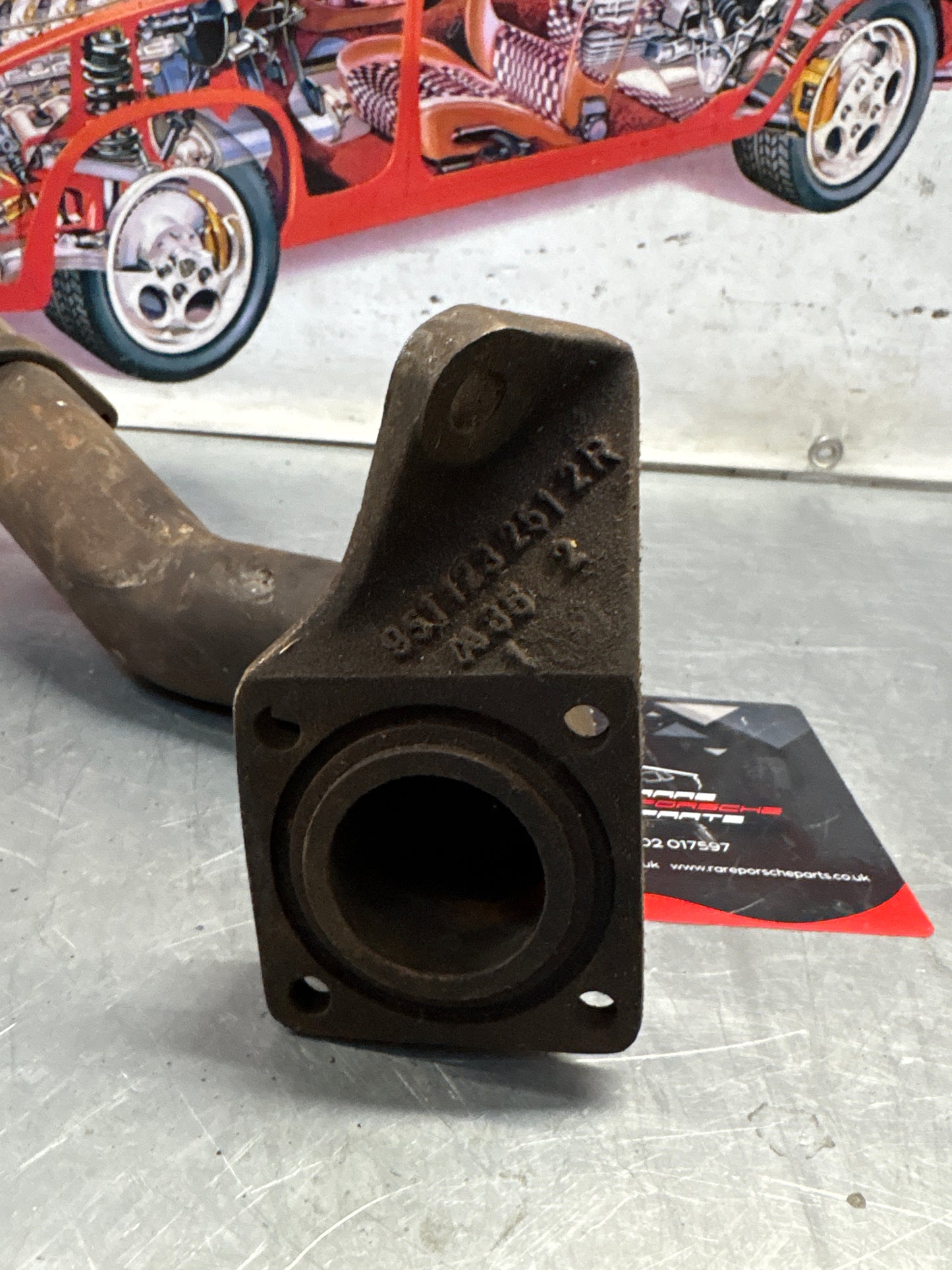 Porsche 944 Turbo Wastegate dump, used 9511232512R