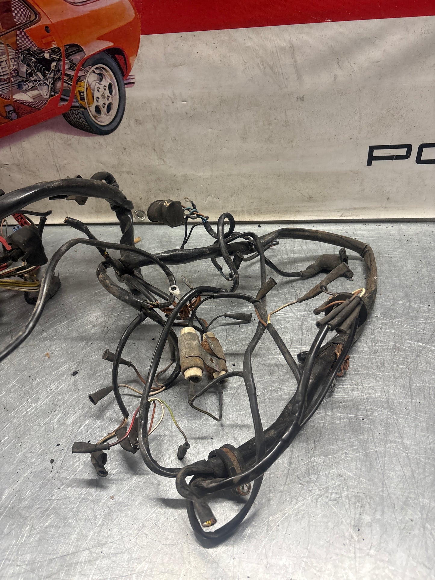 Porsche 928 S engine bay wiring loom, LHD, Spares or repair 92861200106