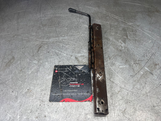 Porsche 924 944 911 left side seat runner with handle, used 92852148902