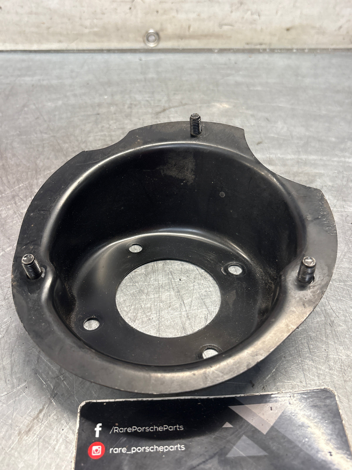 Porsche 924 brake booster plate bracket, used 477611947D