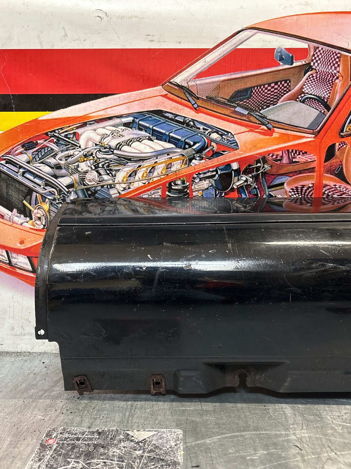 Porsche 911 964 right side sill cover, used 96455919401