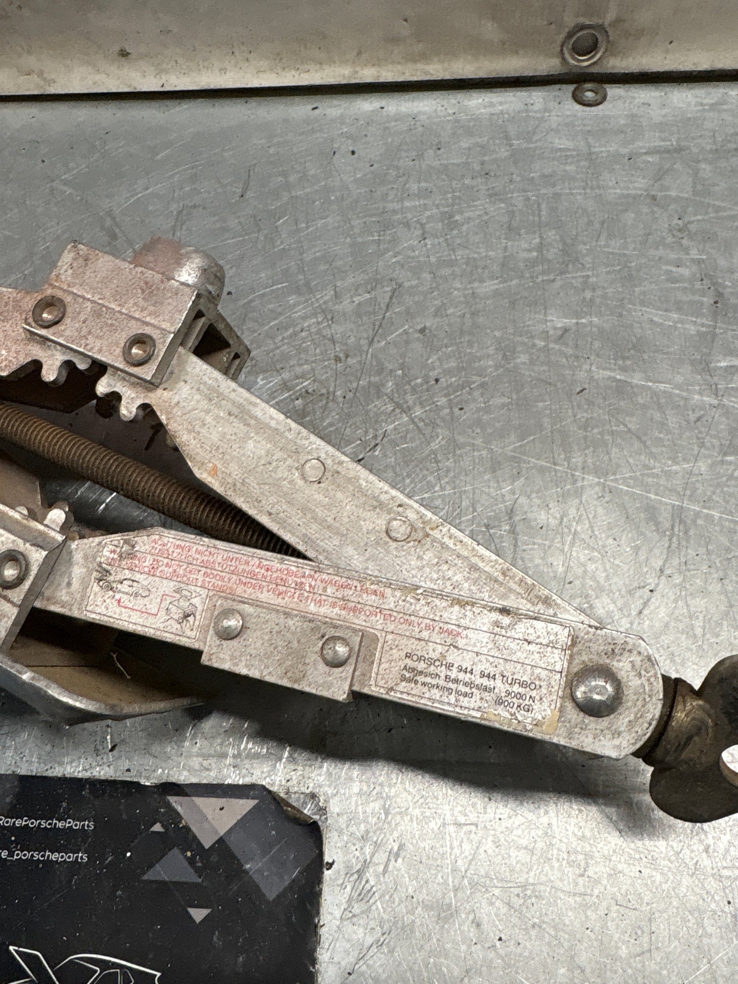 Porsche 944 / 944 Turbo spare tire jack lift, used