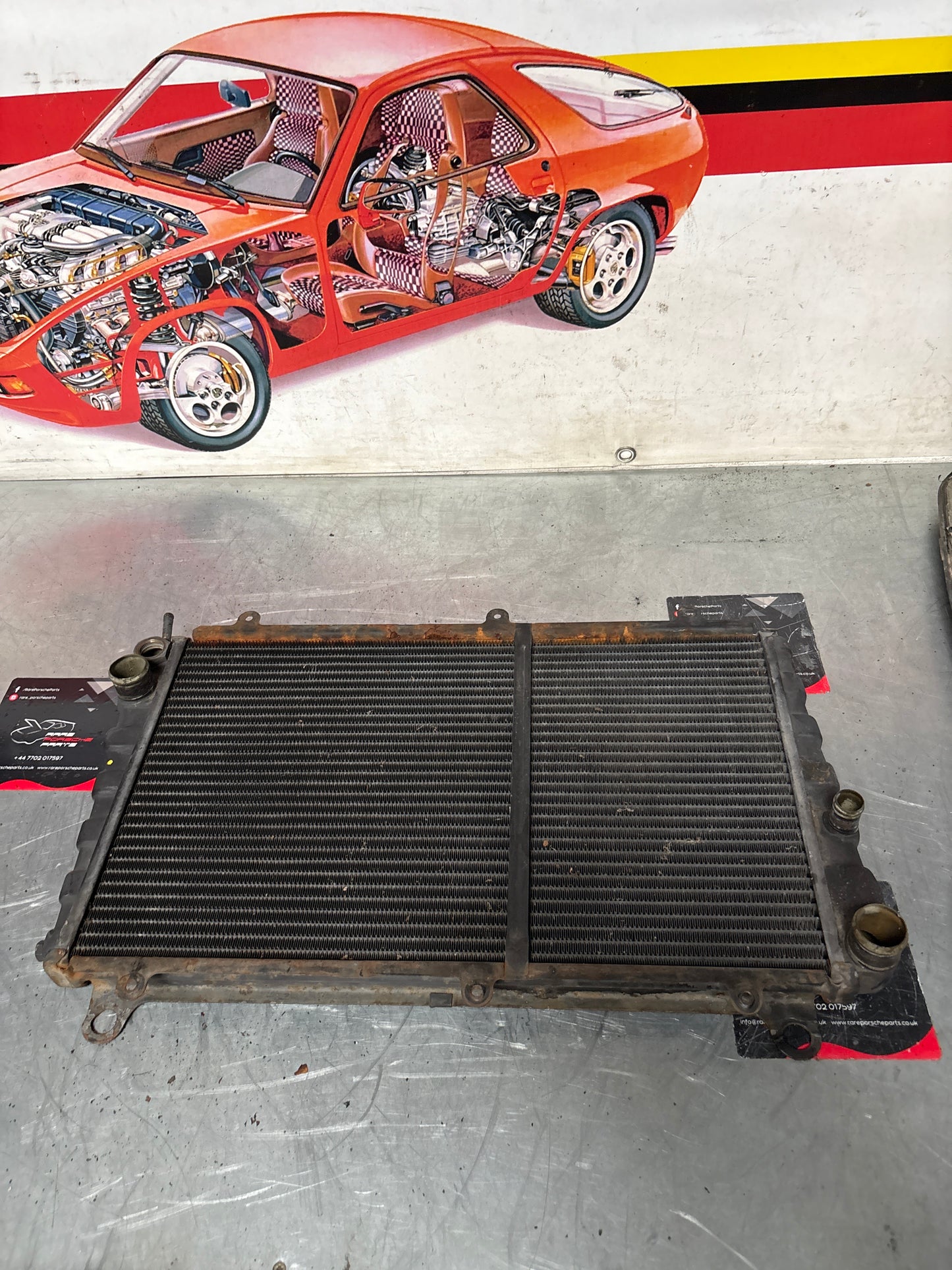 Porsche 924 radiator used 477121251A pressure tested