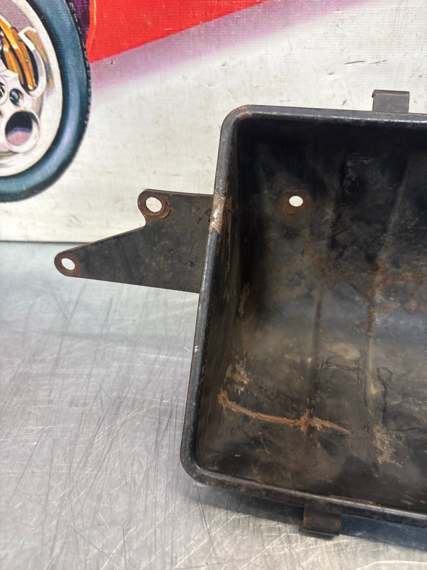 Porsche 924 turbo air box filter housing lower 93111002103, used