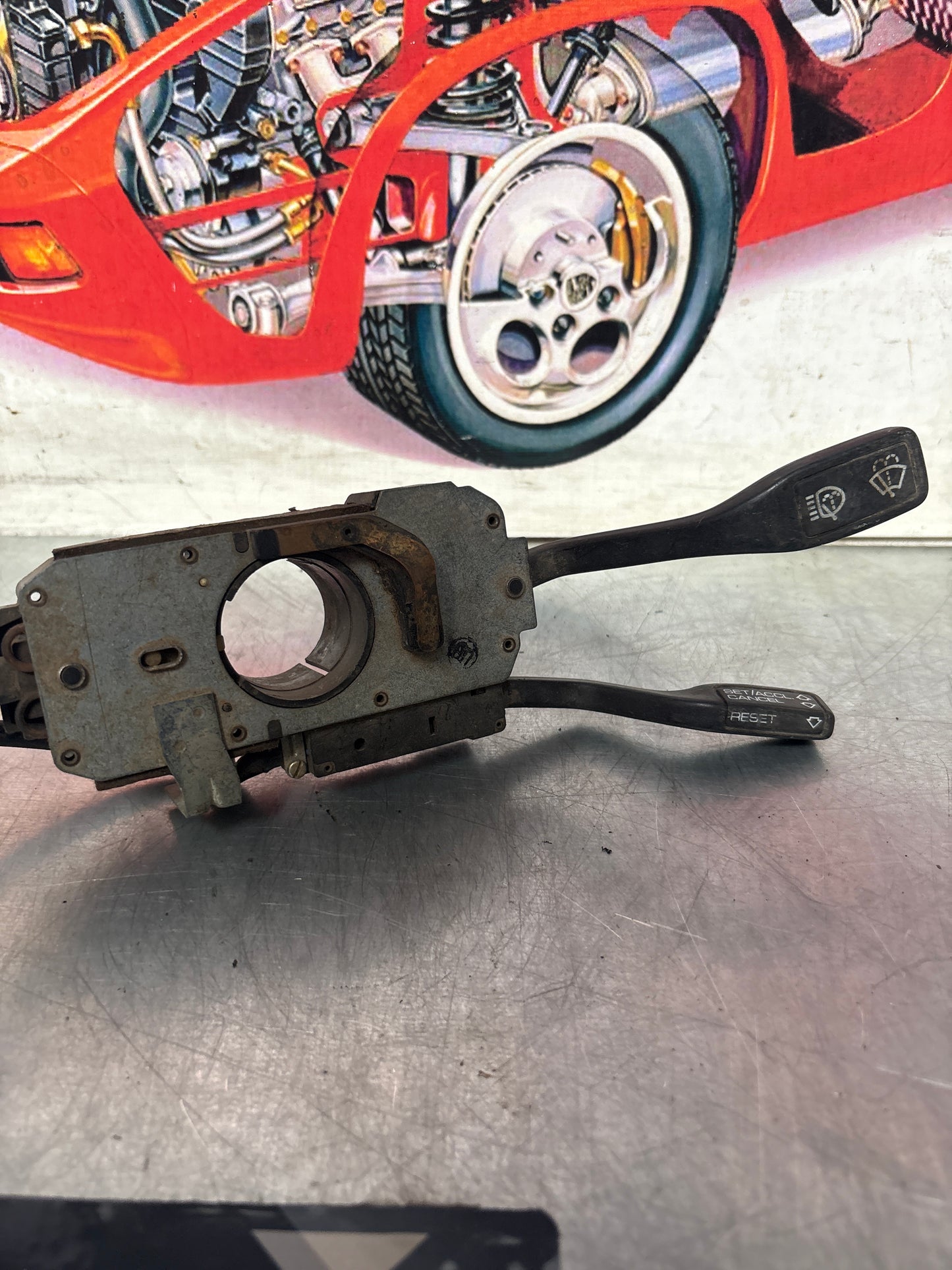 Porsche 928 85.5- steering column switch used