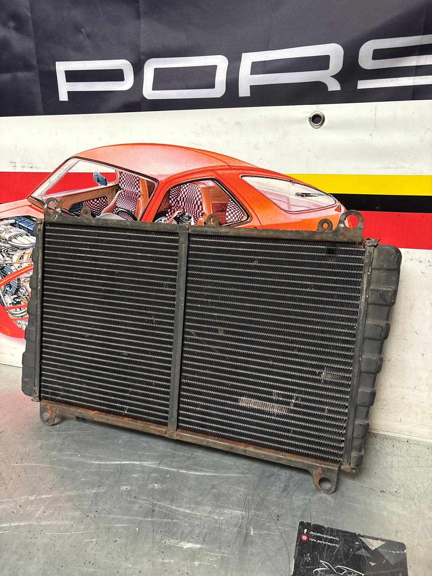 Porsche 924 radiator used 477121251A pressure tested