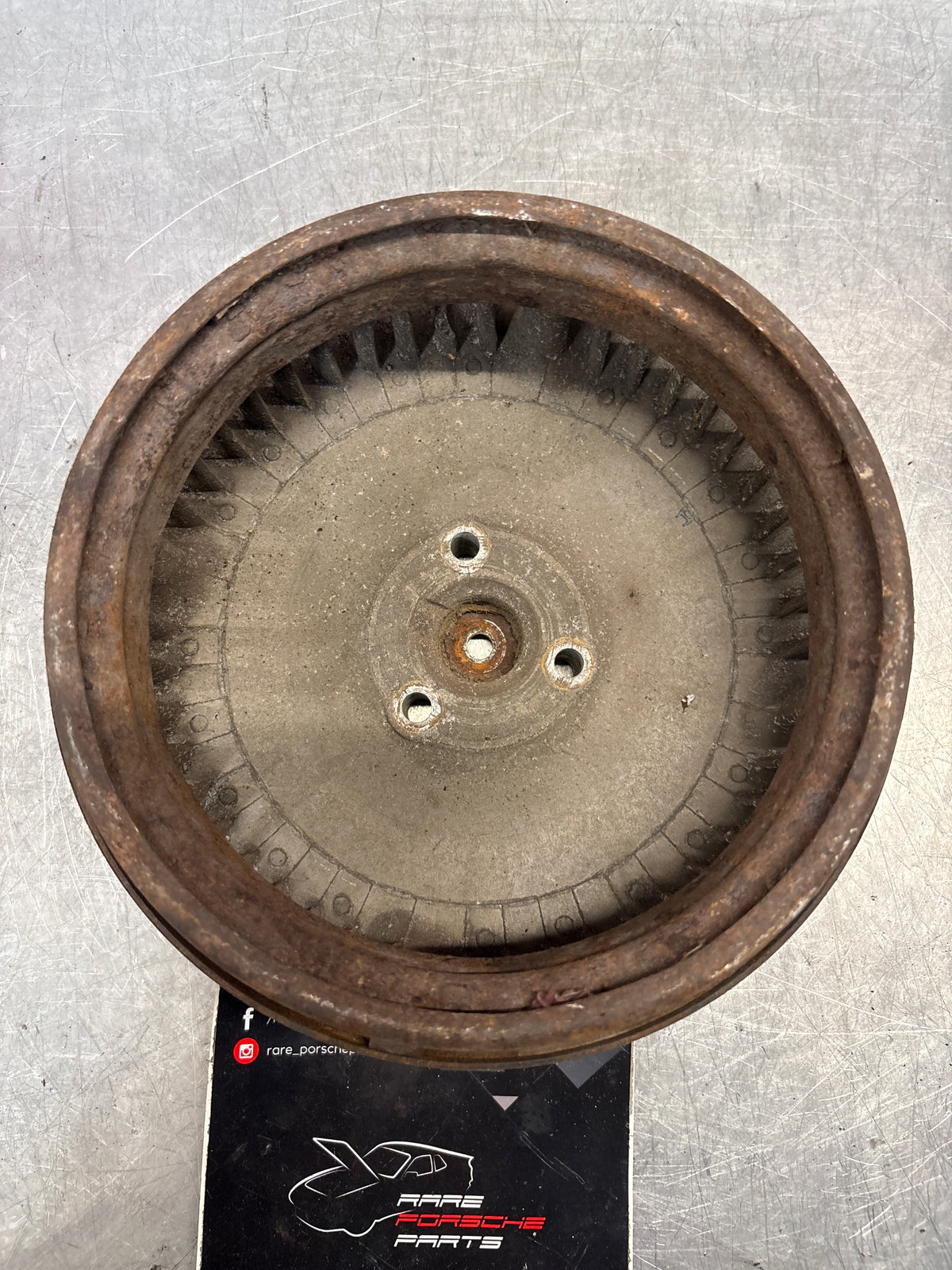 Porsche 914 engine cooling fan, used 021119113