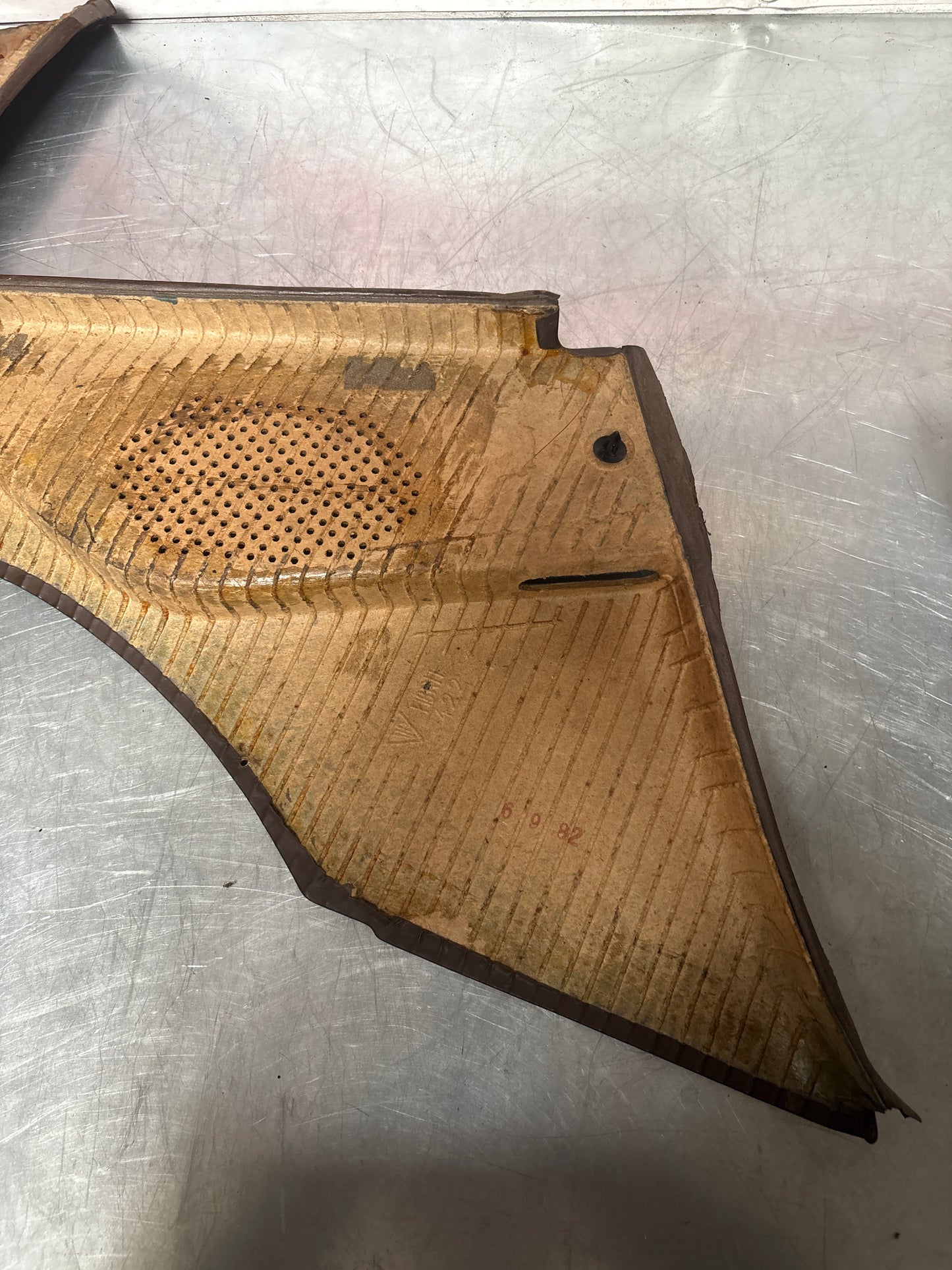 Porsche 944 924 brown rear interior C Post trims/cards. Quarter panel trim used 94455502101 94455502201