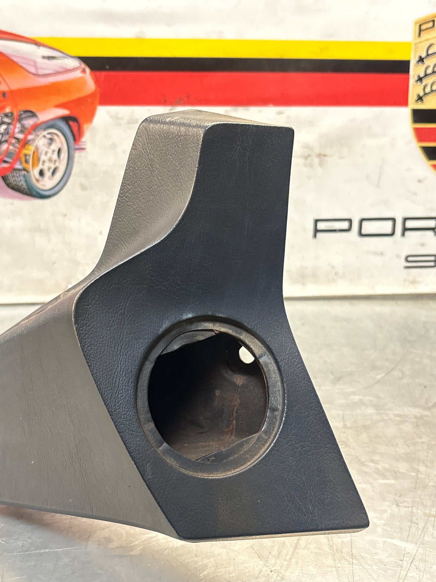 Porsche 928 blue door armrest, left, off side, 92855510103, used