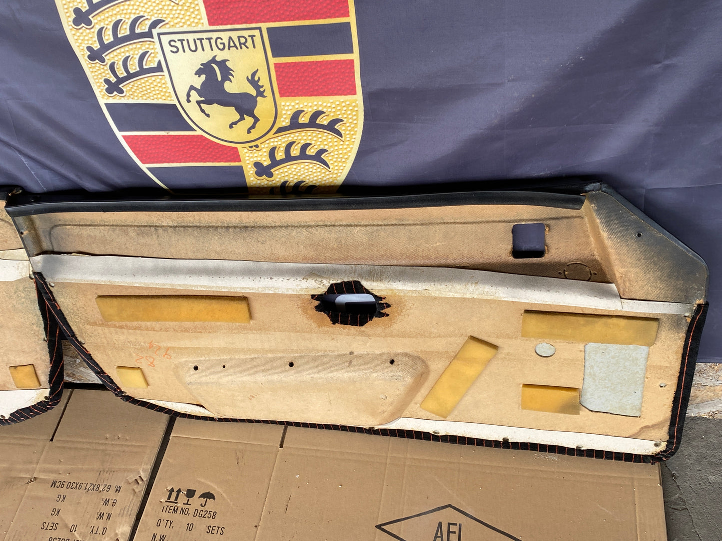 Porsche 924 Carrera GT Seat set with door cards, refurbished