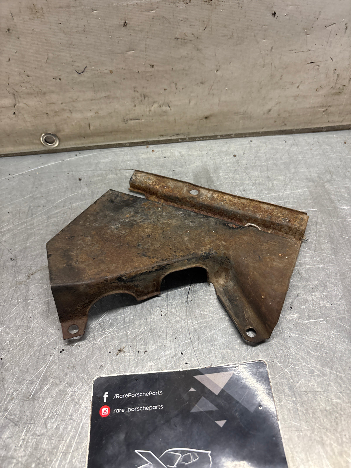 Porsche 914 engine cover air duct, used 022119355B