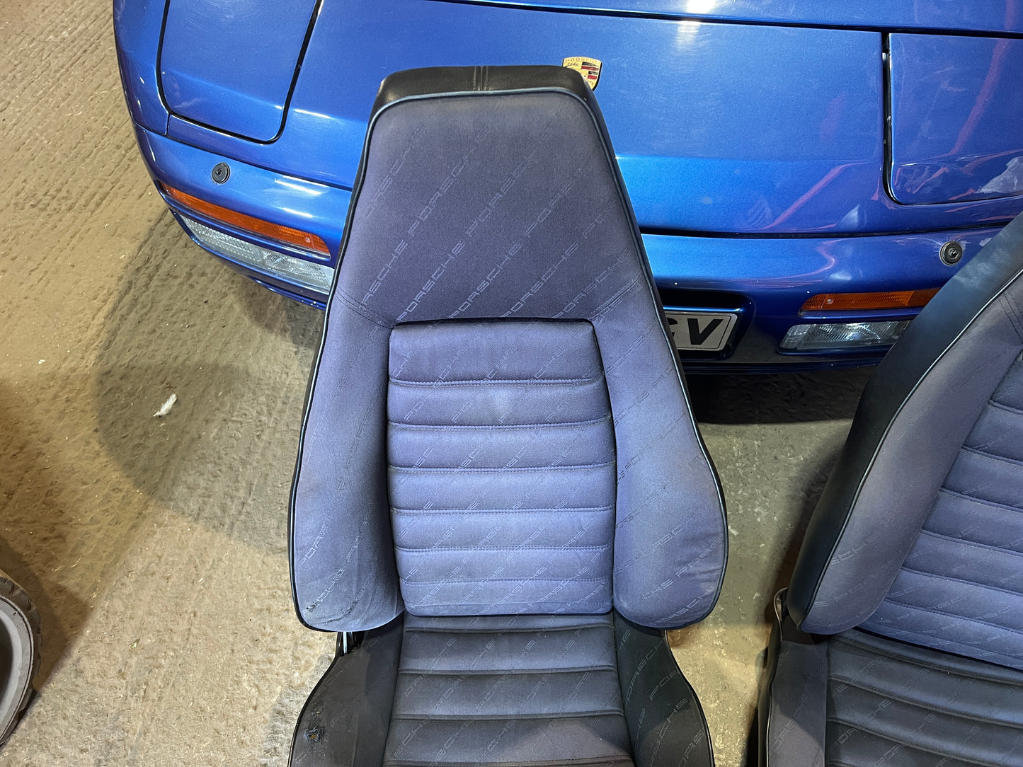 Porsche 924 / early 944 pair of Recaro sport seats, early type, used front seats only