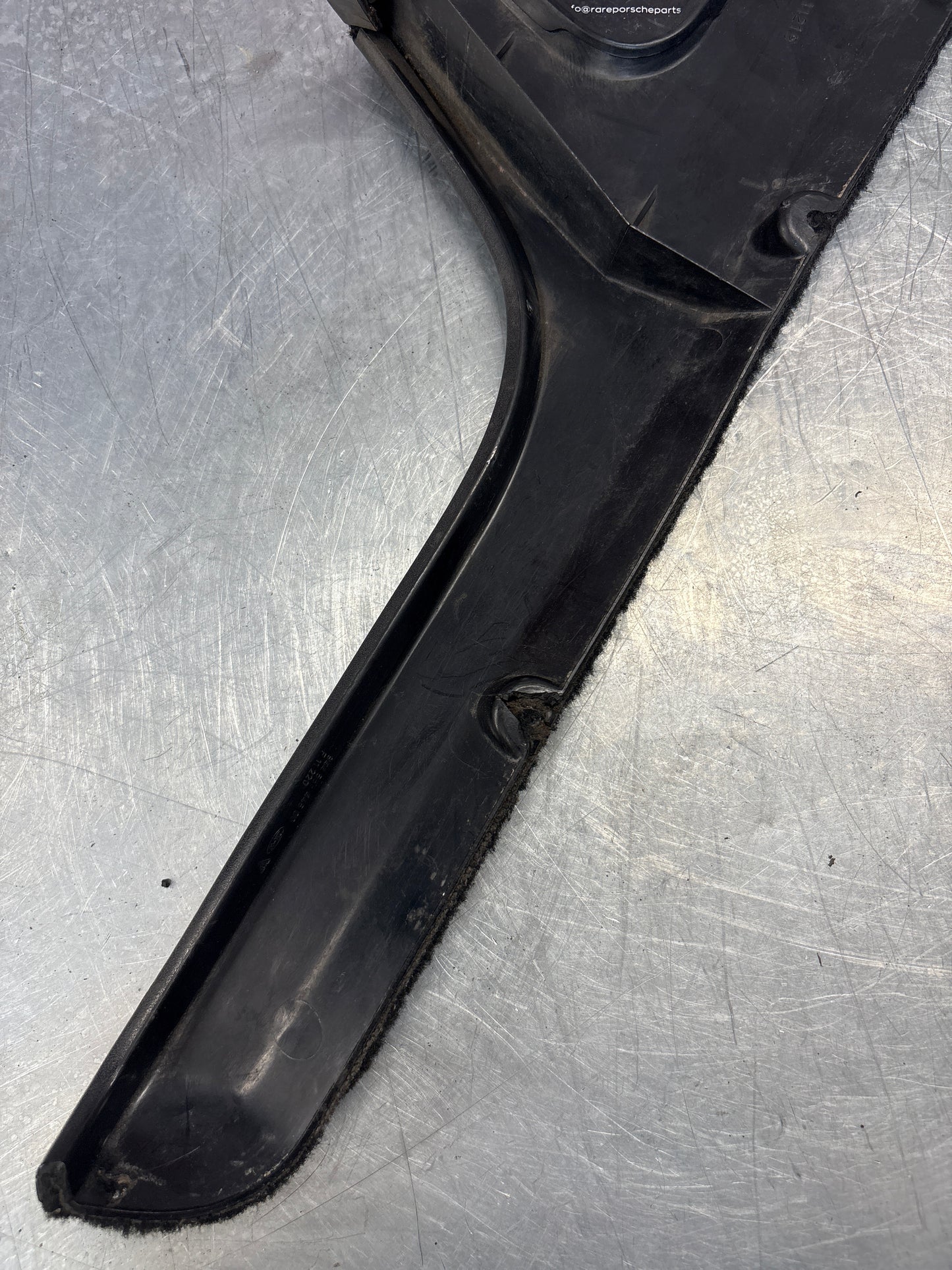 Porsche 944 Front Door Card Carpeted Lower Pocket 94455527300, black, used