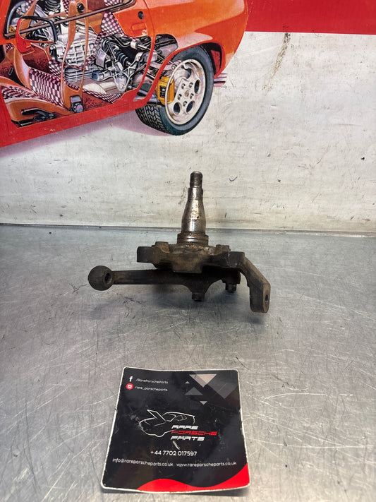 Porsche 928 left steering spindle knuckle, used 92834105713