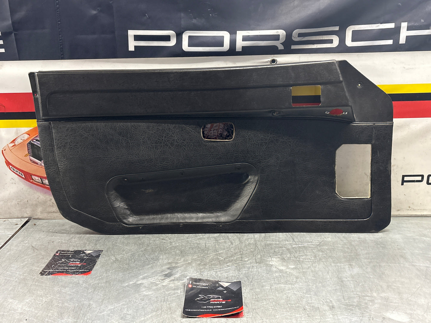 Porsche 924 / 944 left electric door card, LHD, used 477867011