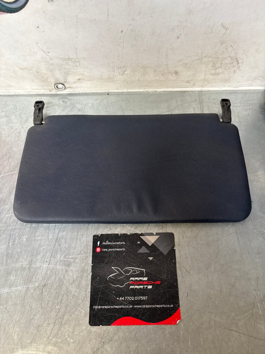 Porsche 928 L+R rear sunvisor, marine blue, used 92873103504