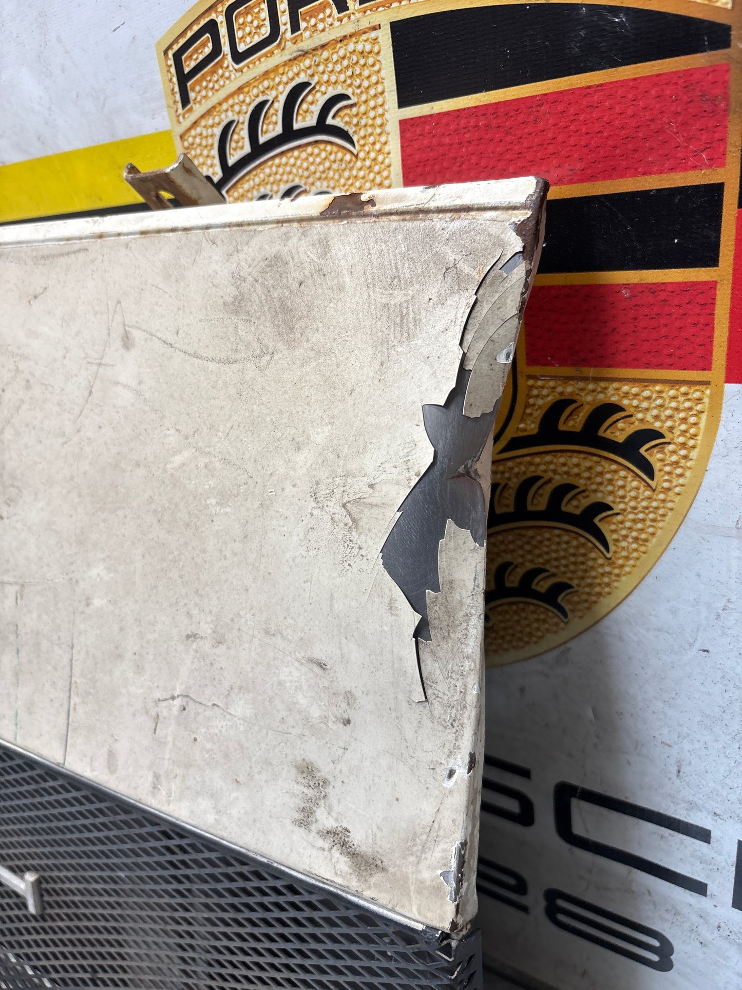 Porsche 914 rear bonnet engine lid cover, used 91451202210