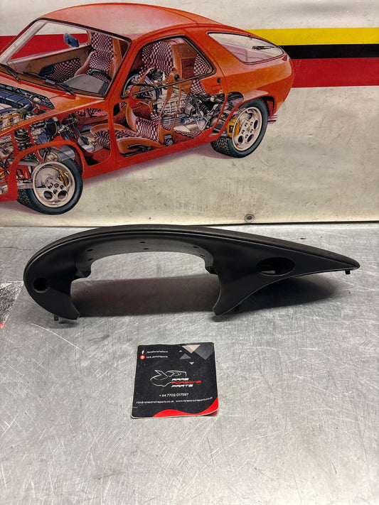 Porsche Boxster 986 dashboard cluster trim,black used 98655205500 / 98655205501