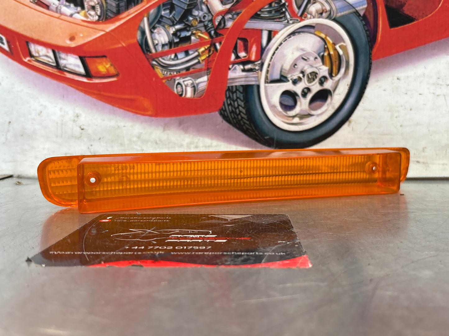 Porsche 944 S2 right hand indicator lens, 95163116201, new