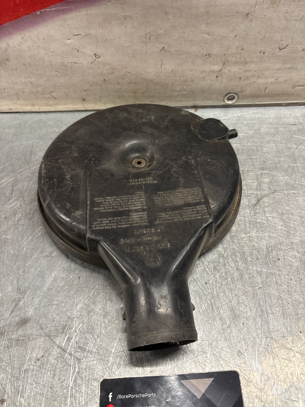 Porsche 914 air filter lid, used 022129607H