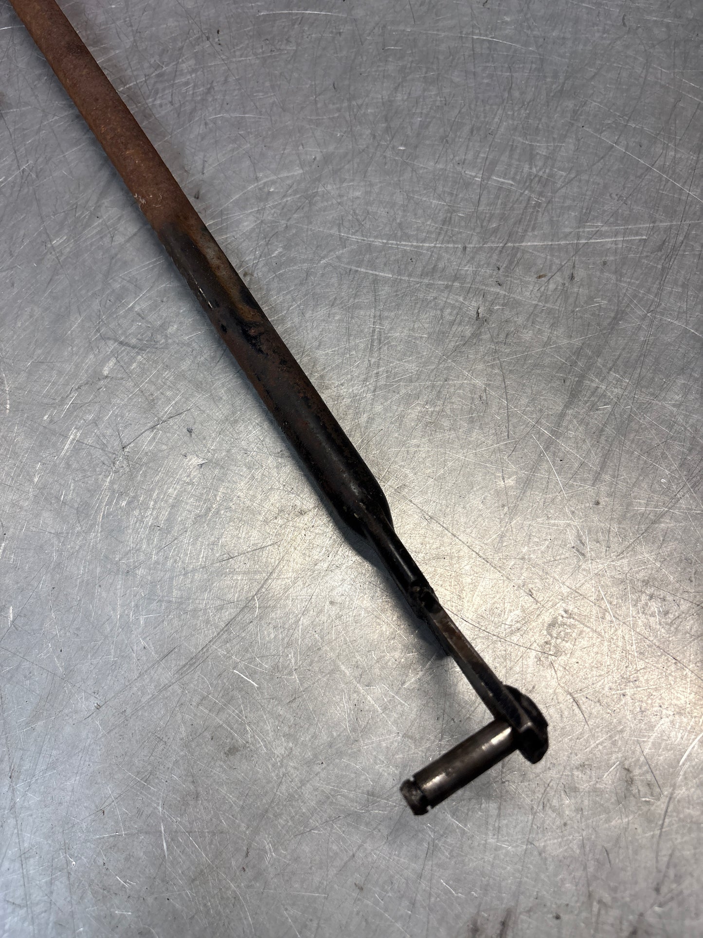 Porsche 924 dog leg gear shaft rod, used 477711106